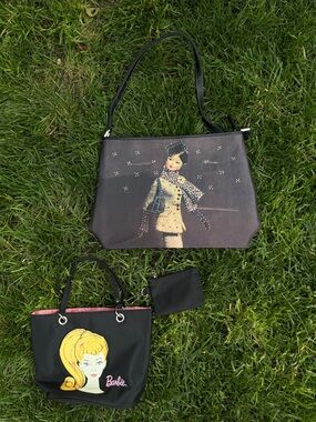 Lot 2 Vintage Collectible Embellished Barbie Purses